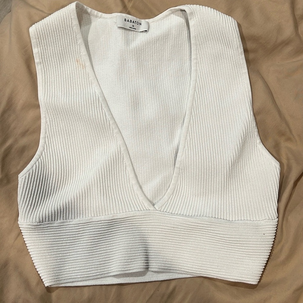 Aritzia low rise crop top